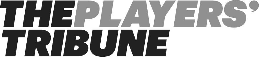 The Players Tribune Logo in Grey and Black Font
