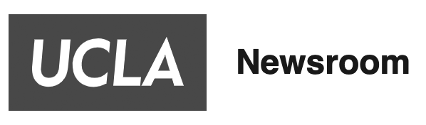 UCLA Newsroom Logo in Grey and Black Font