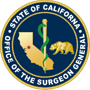 State of California Office of the Surgeon General Logo